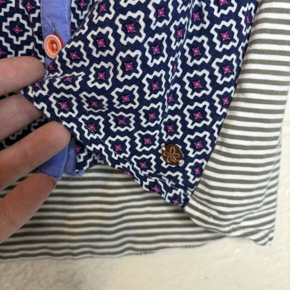 435 Matilda Jane Girl's Size 10 Someone Special Tank Top Multi-Pattern Purple - Picture 4 of 6